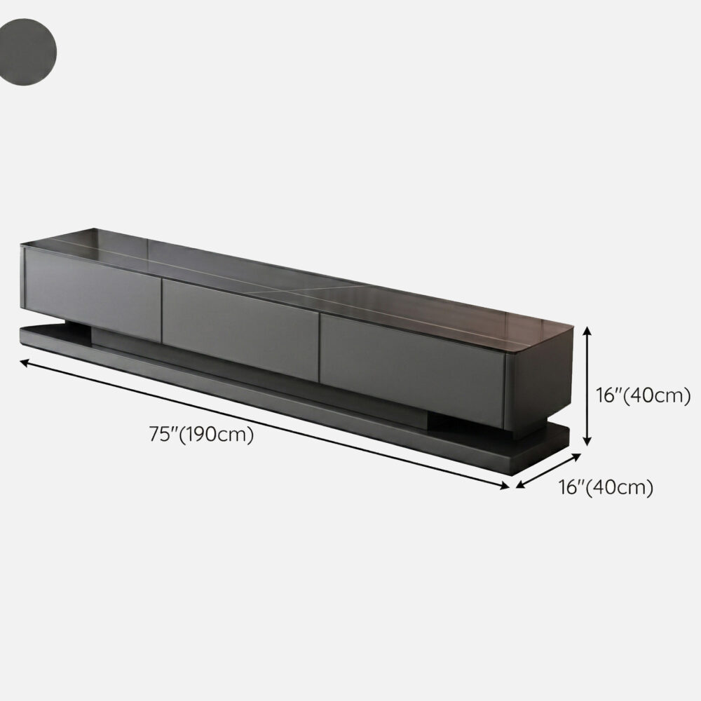 The Asher Honed Stone Console