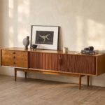 The Retro Walnut TV Stand