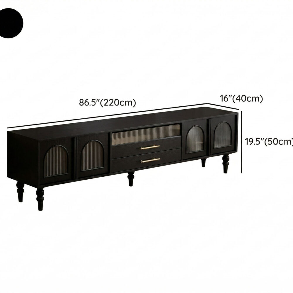 Koda Black TV Stand