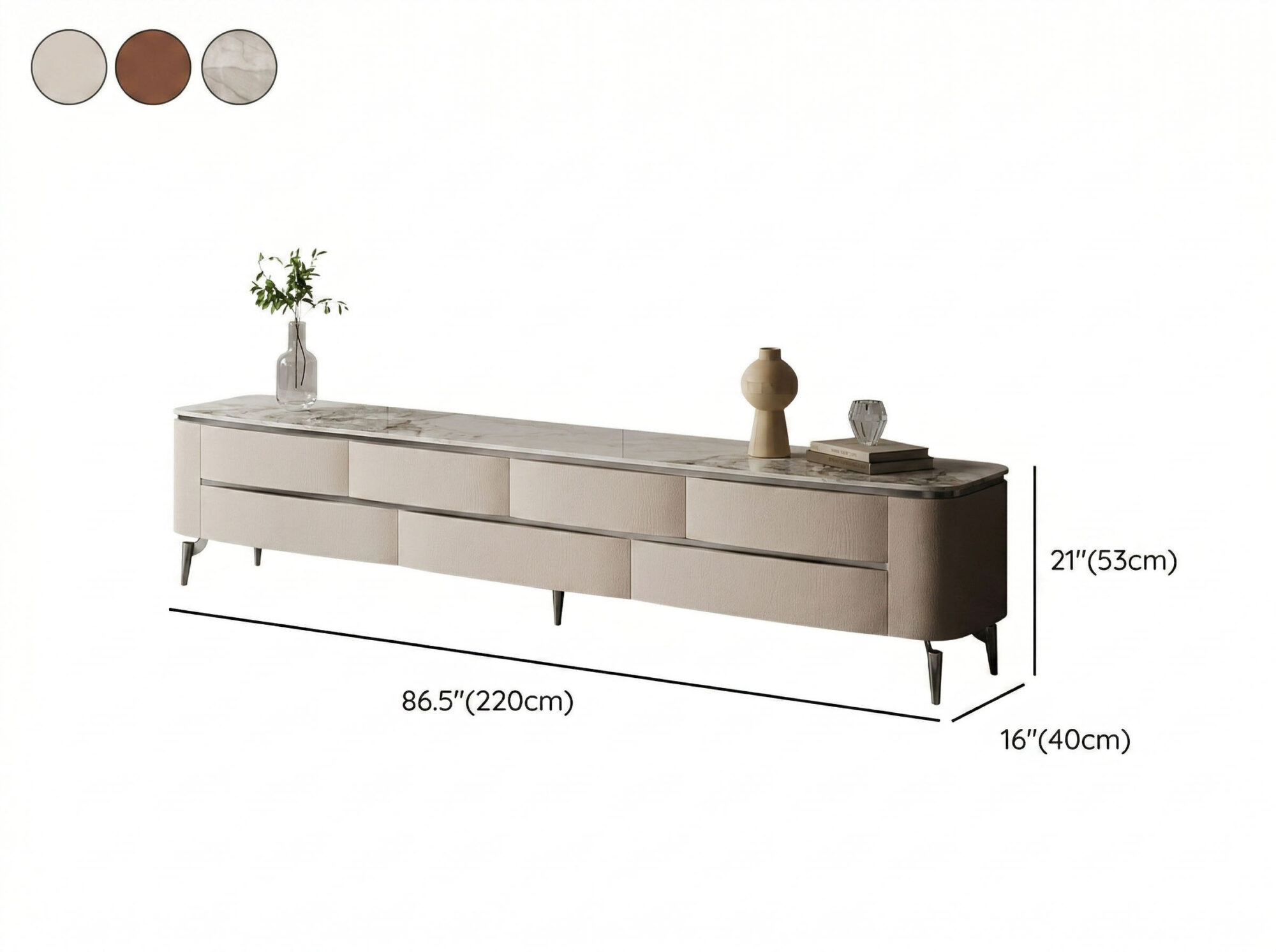 The Koda Solid Walnut Media Stand