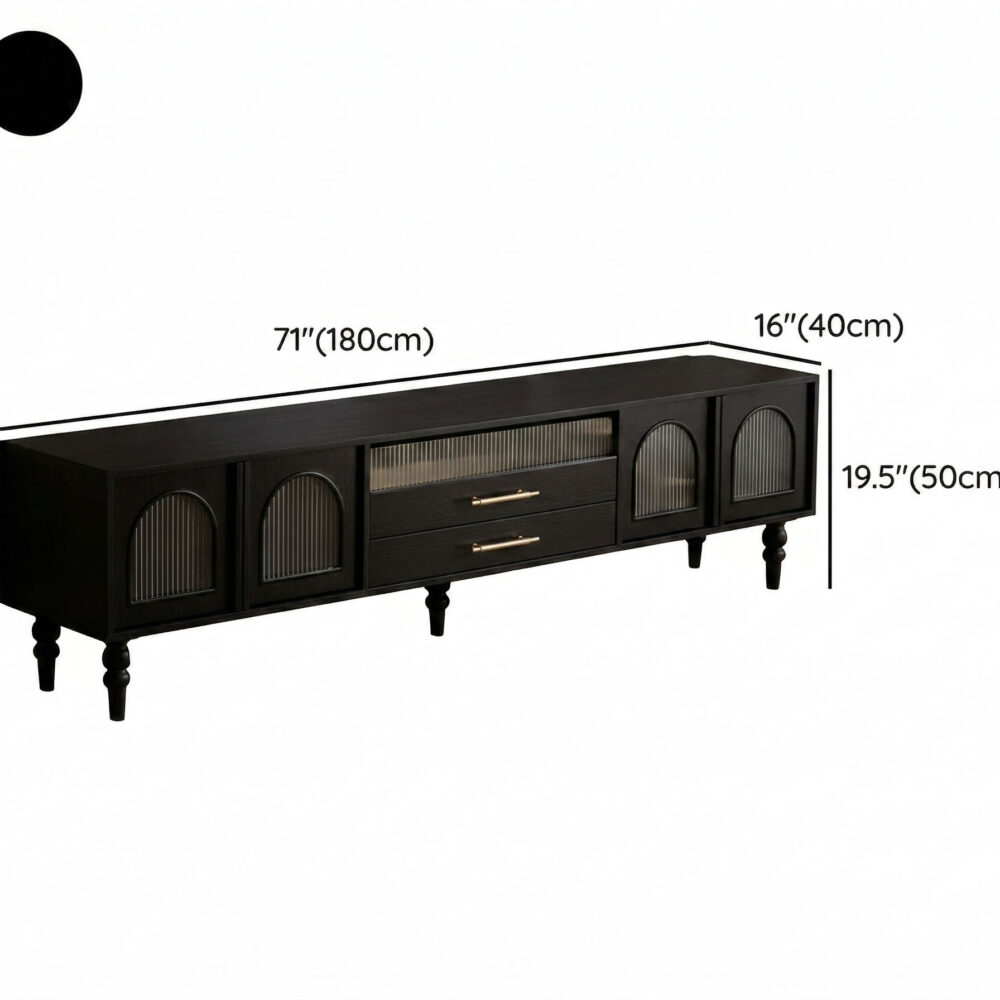 Koda Black TV Stand