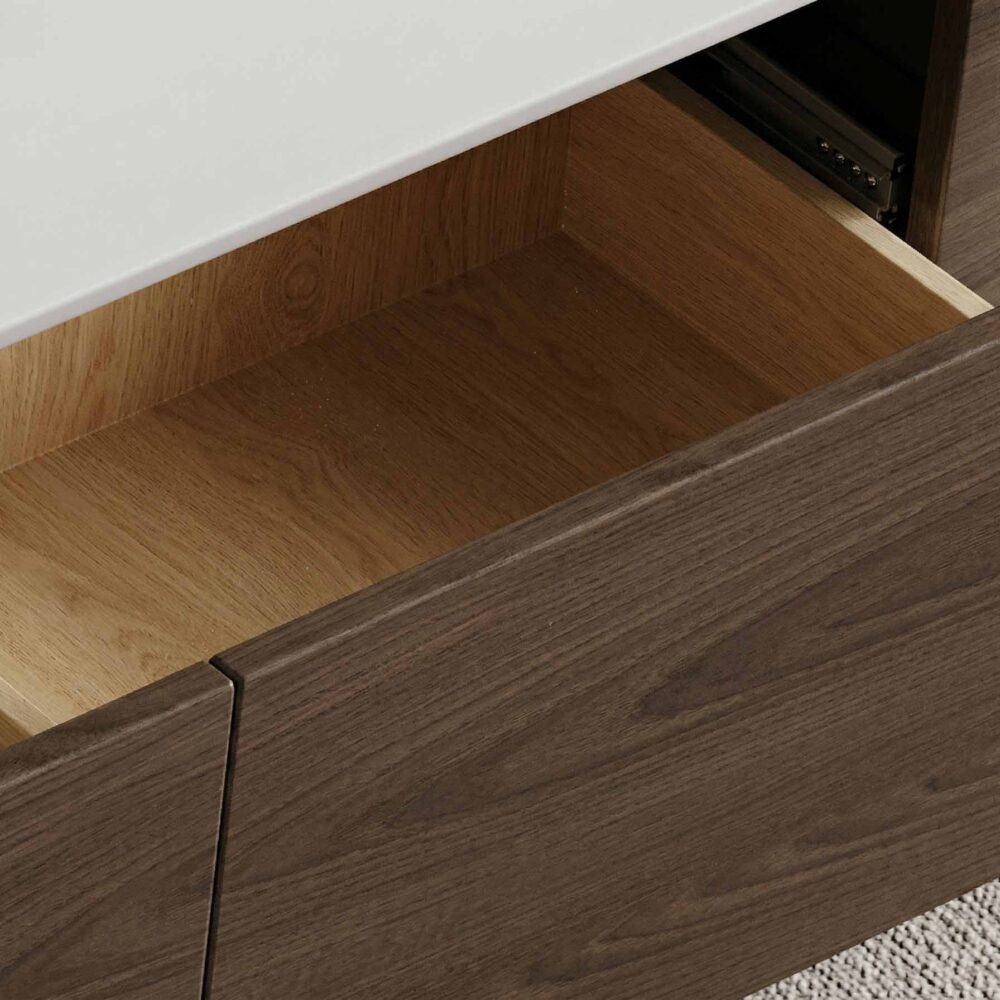 The Asher Stone Top TV Stand