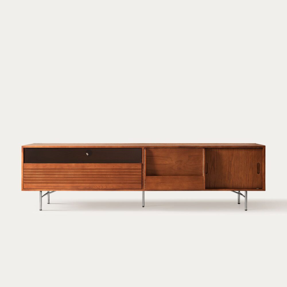 SKU8430 The Frode Ash Wood Media Console