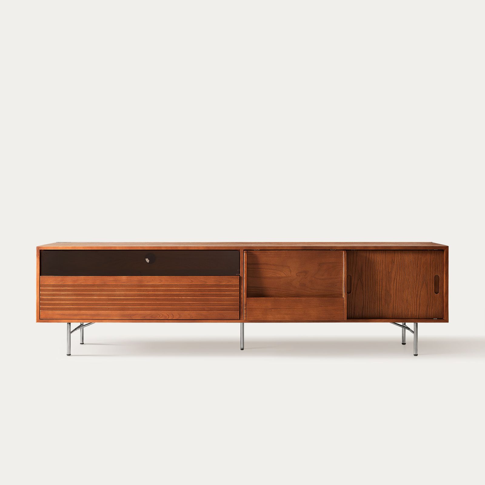 SKU8430 The Frode Ash Wood Media Console
