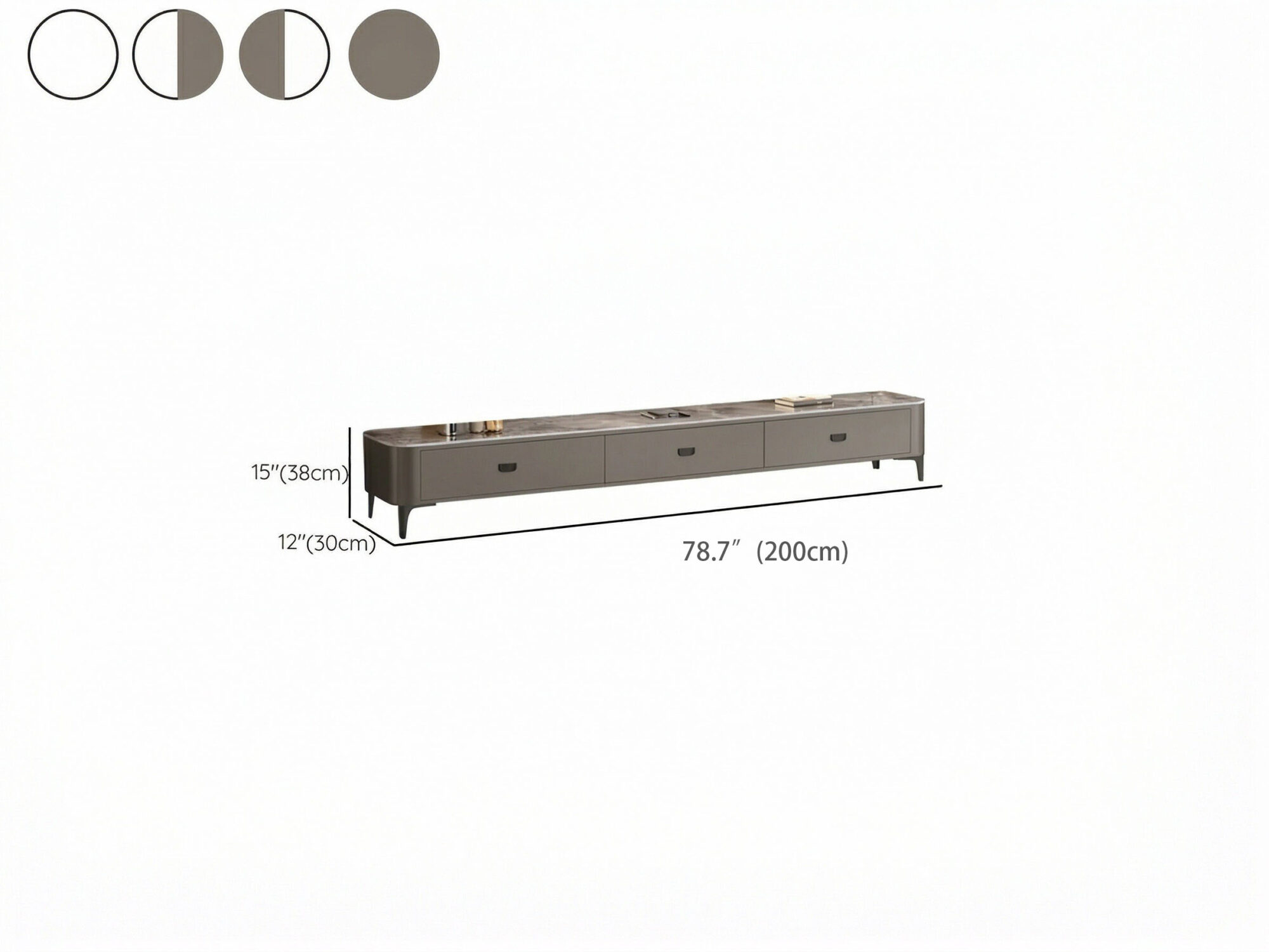 The Asher Marble Media Console