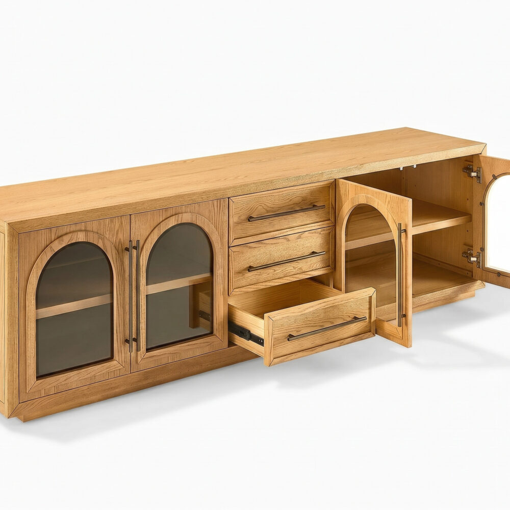 Lira Oak Media Console 相册图 #6 resized