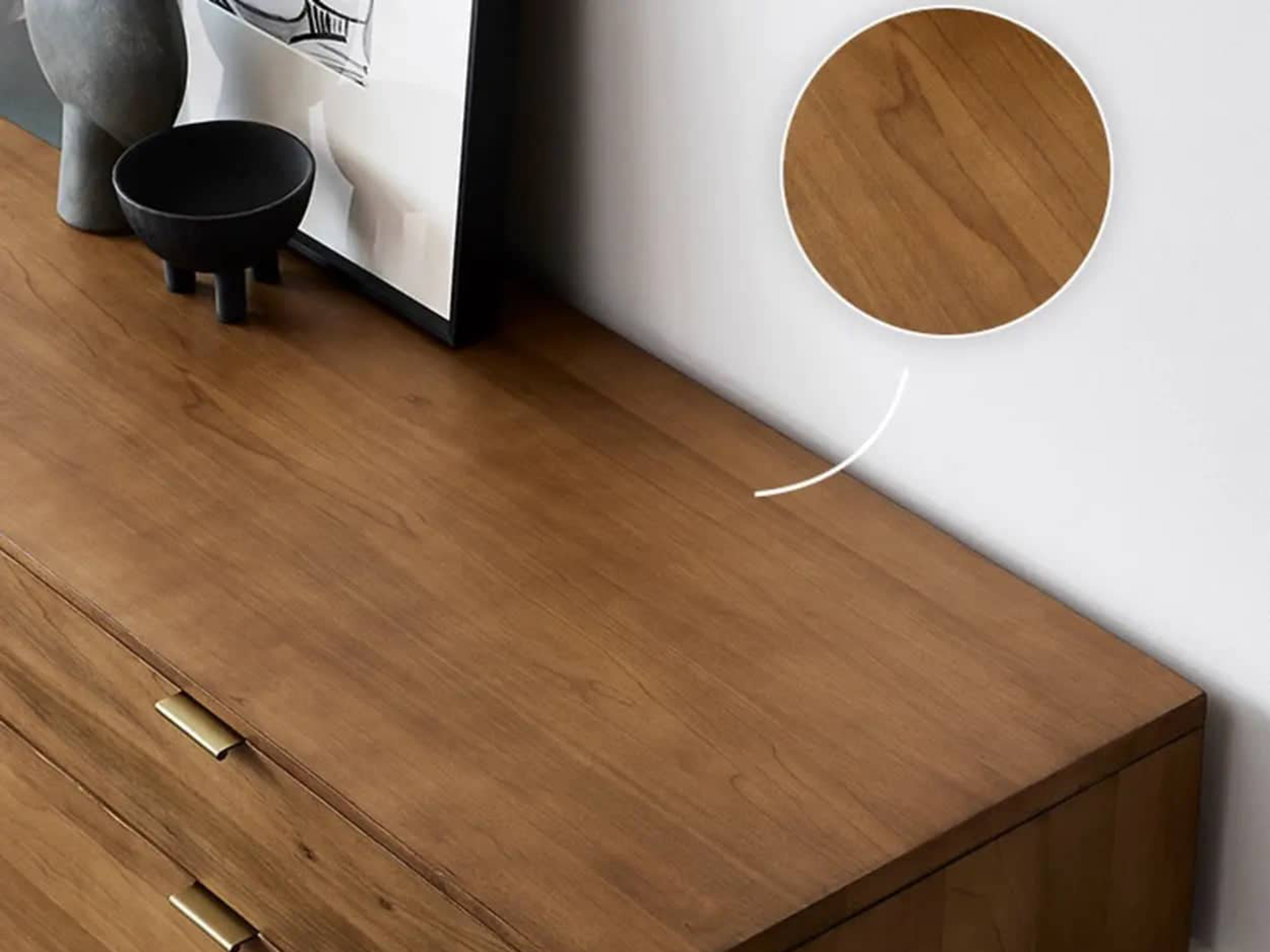 Mid Century Walnut Wood Tv Stand With Storage 7