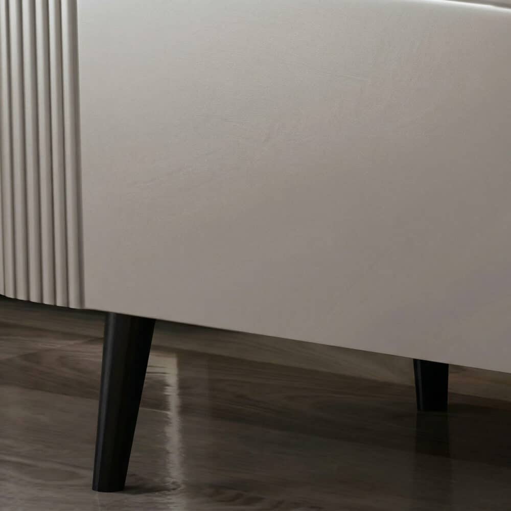 Modern Grey Stone Drawers Shelves Long Length TV Stand 相册图 #7 resized