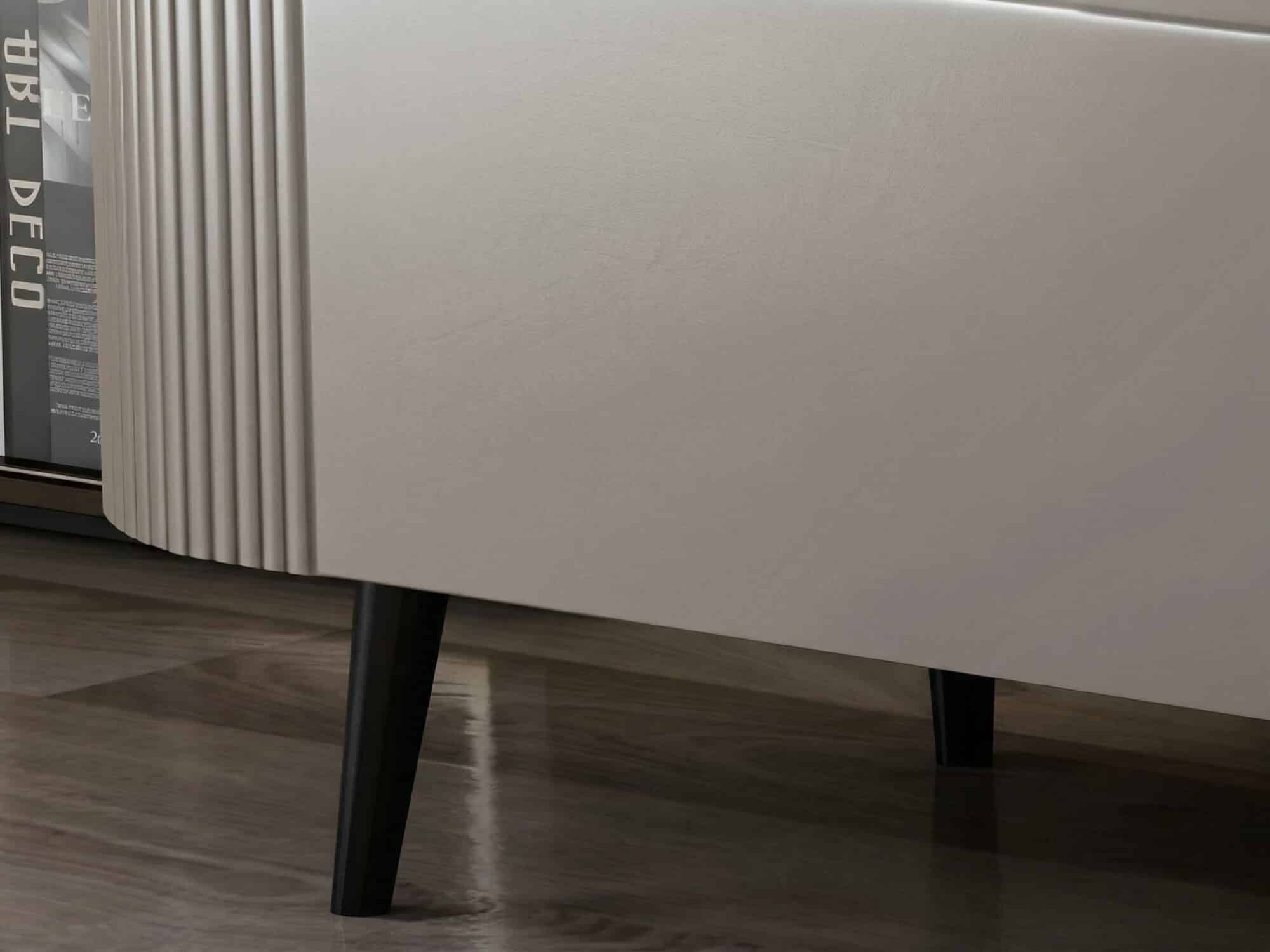 Modern Grey Stone Drawers Shelves Long Length TV Stand 相册图 #7 resized