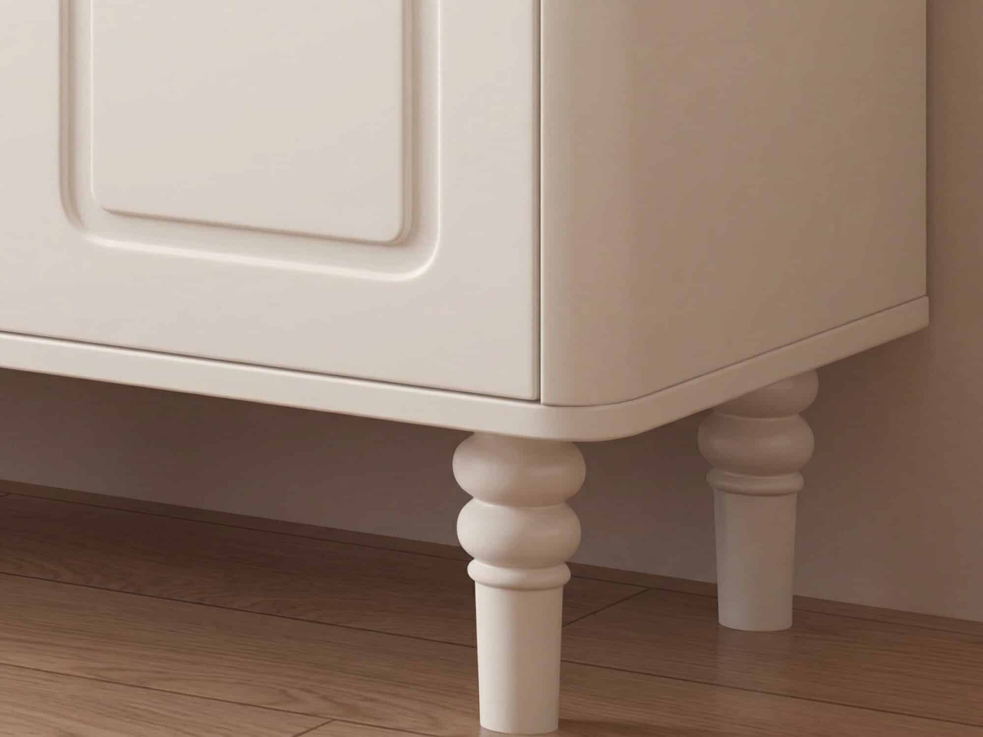 Modern Rectangle White TV Stand with Storage Drawers 相册图 #5 resized