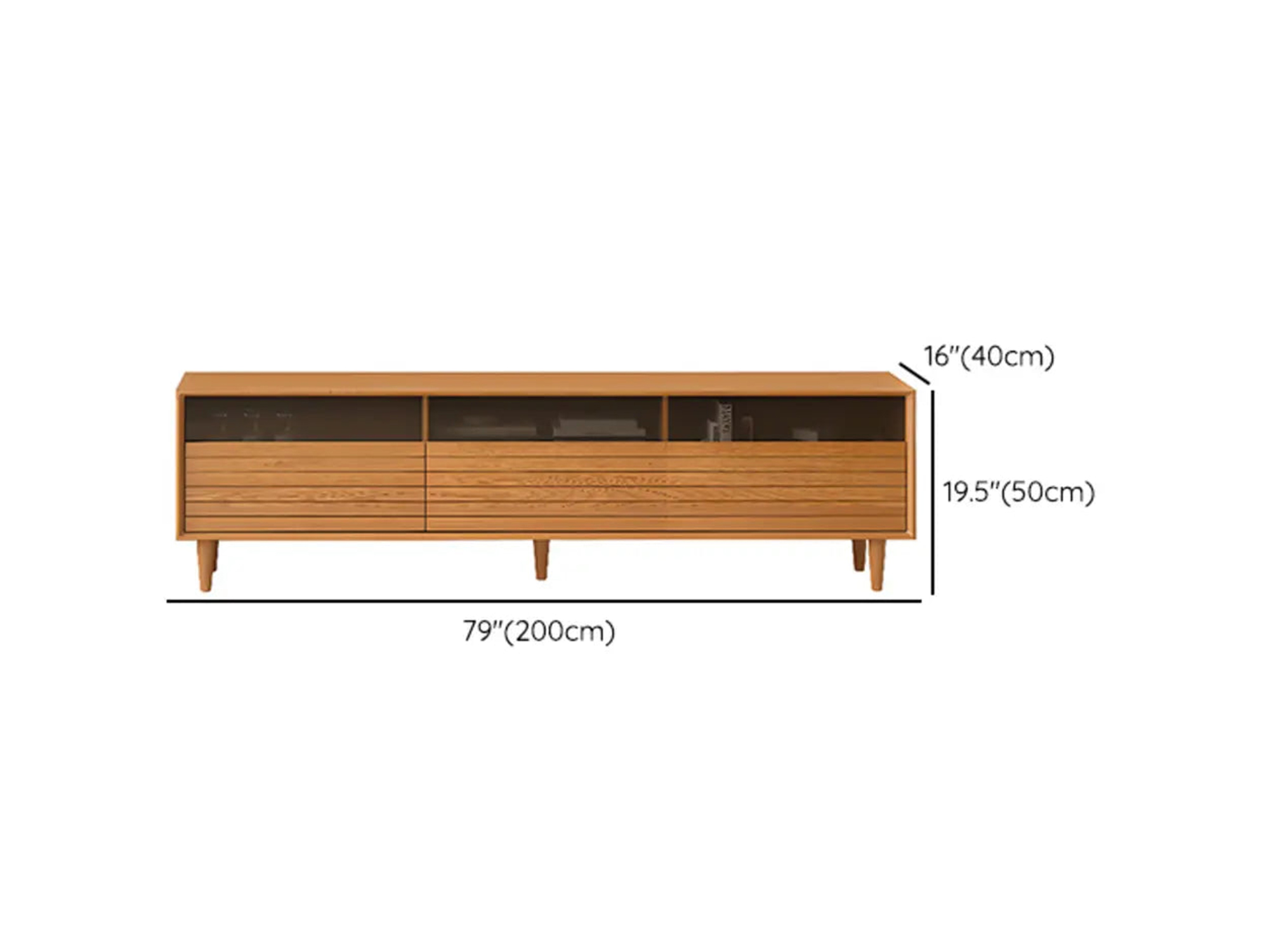 The Asher Cherry TV Stand