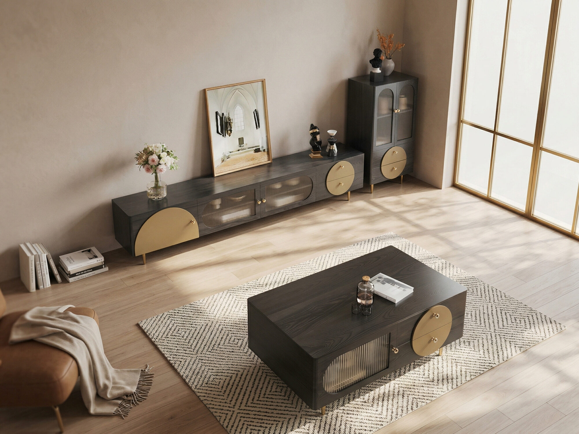 The Asher Ash TV Stand 相册图 #4 scene