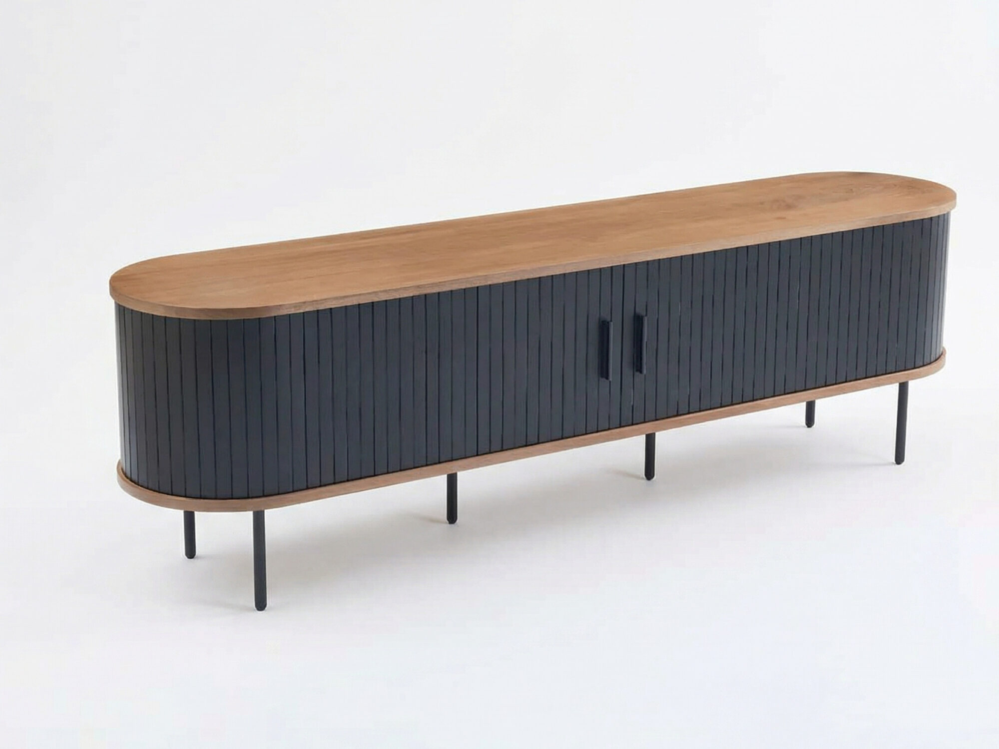 The Asher Fluted Wood TV Stand - resized - 相册图 #1 The Asher Fluted Wood TV Stand 相册图 #1 resized