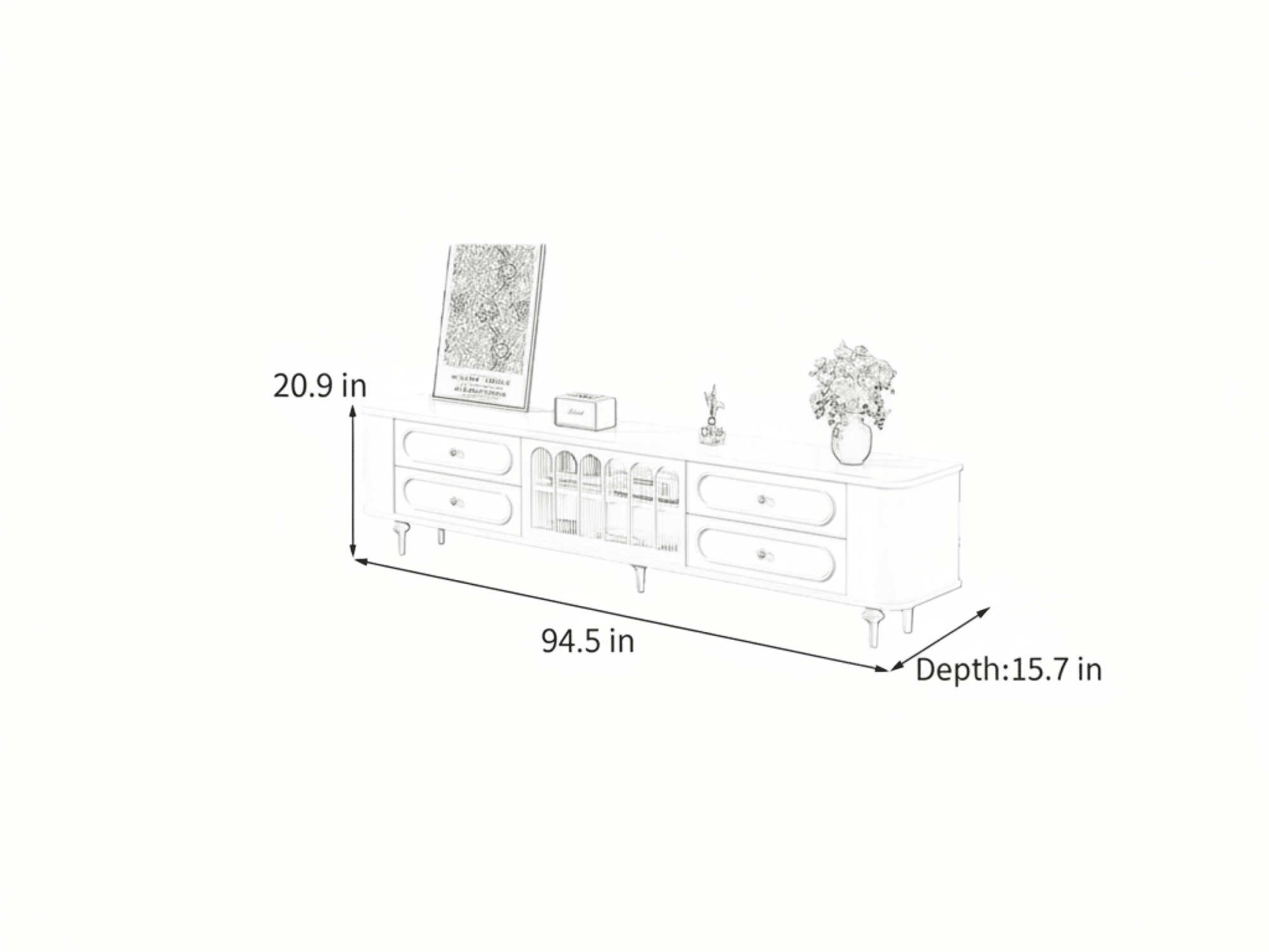 The Asher Solid Walnut TV Stand 手动上传图 resized
