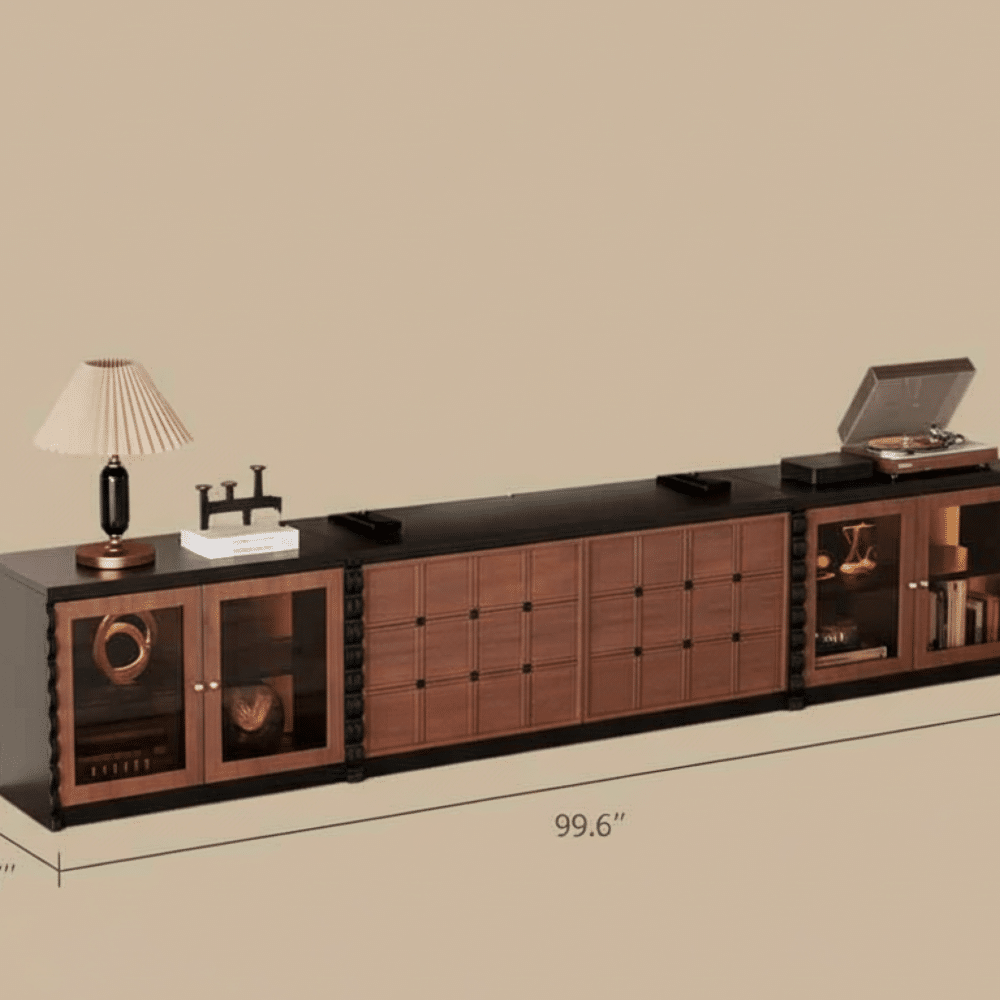 The Asher Solid Wood Media Console 相册图 #8 resized