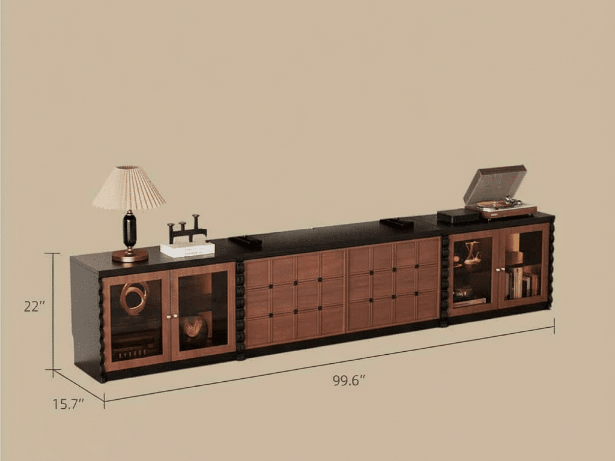 The Asher Solid Wood Media Console 相册图 #8 resized