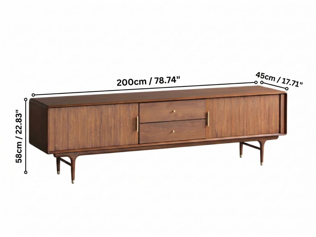 The Asher Solid Wood TV Stand 相册图 #9 resized
