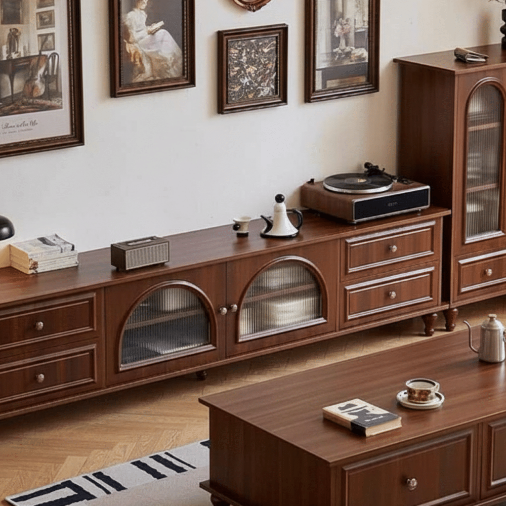 The Asher Walnut Media Console 相册图 #1 resized