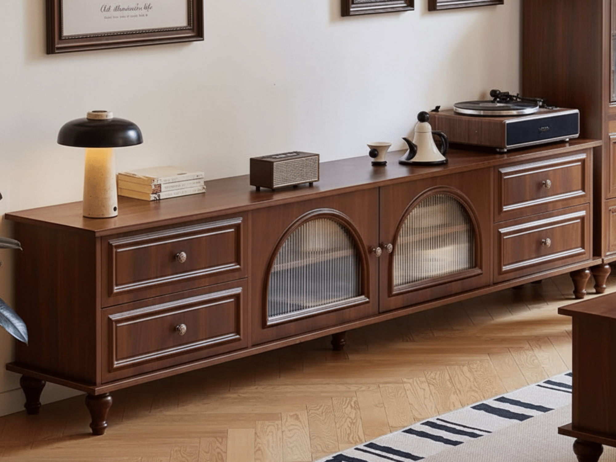 The Asher Walnut Media Console 相册图 #2 resized