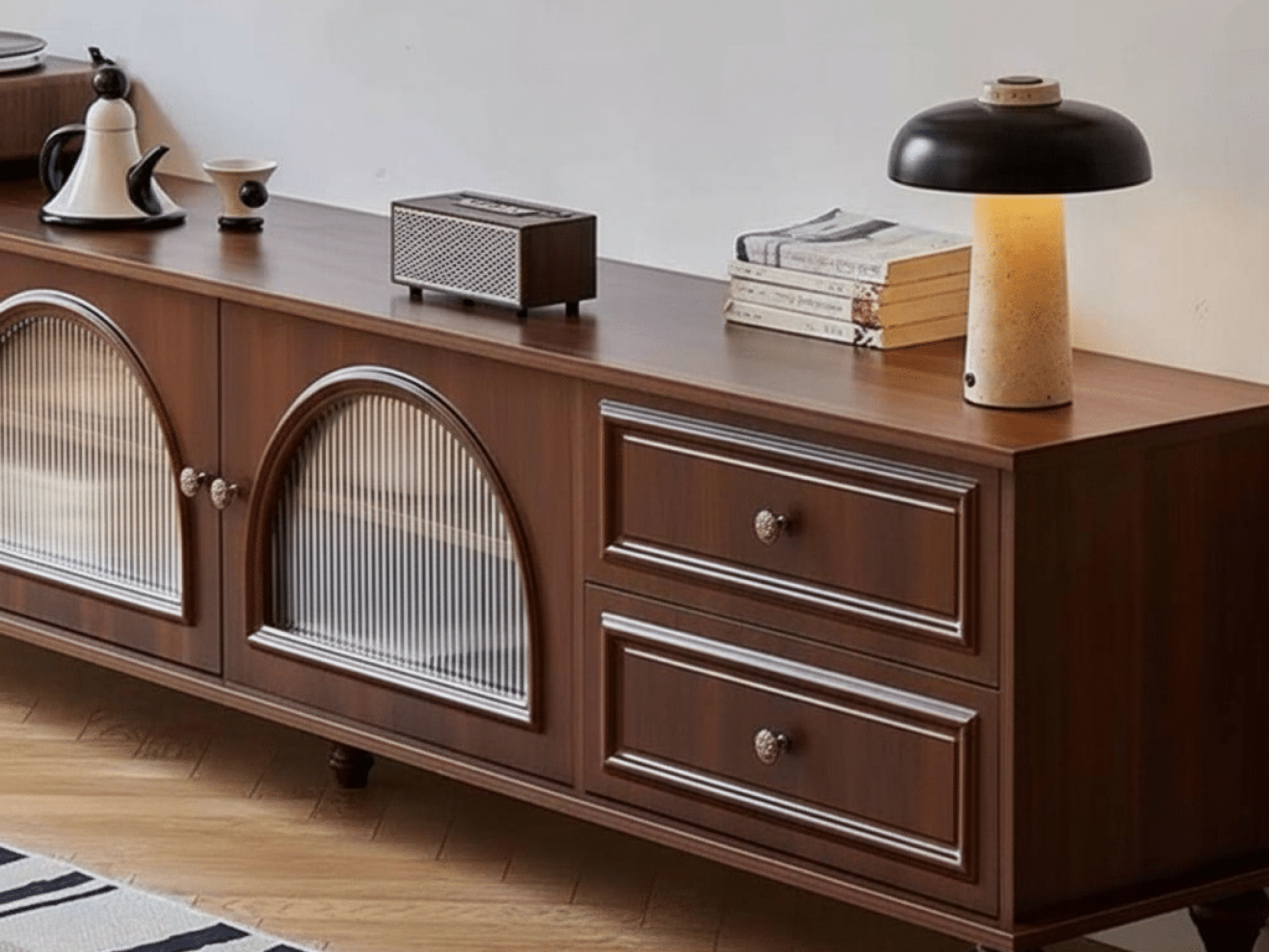 The Asher Walnut Media Console 相册图 #4 resized