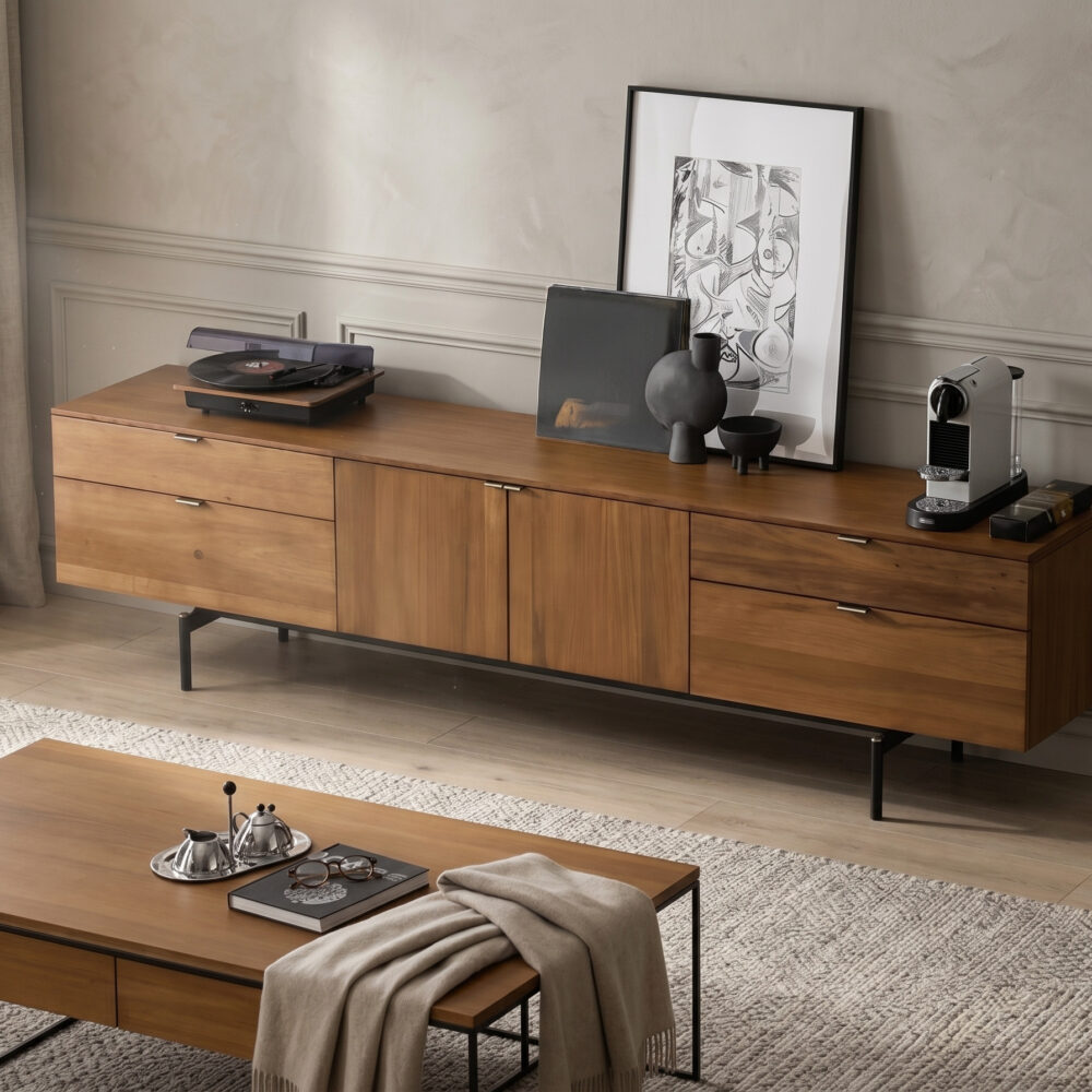 The Asher Walnut TV Stand 相册图 #1 scene