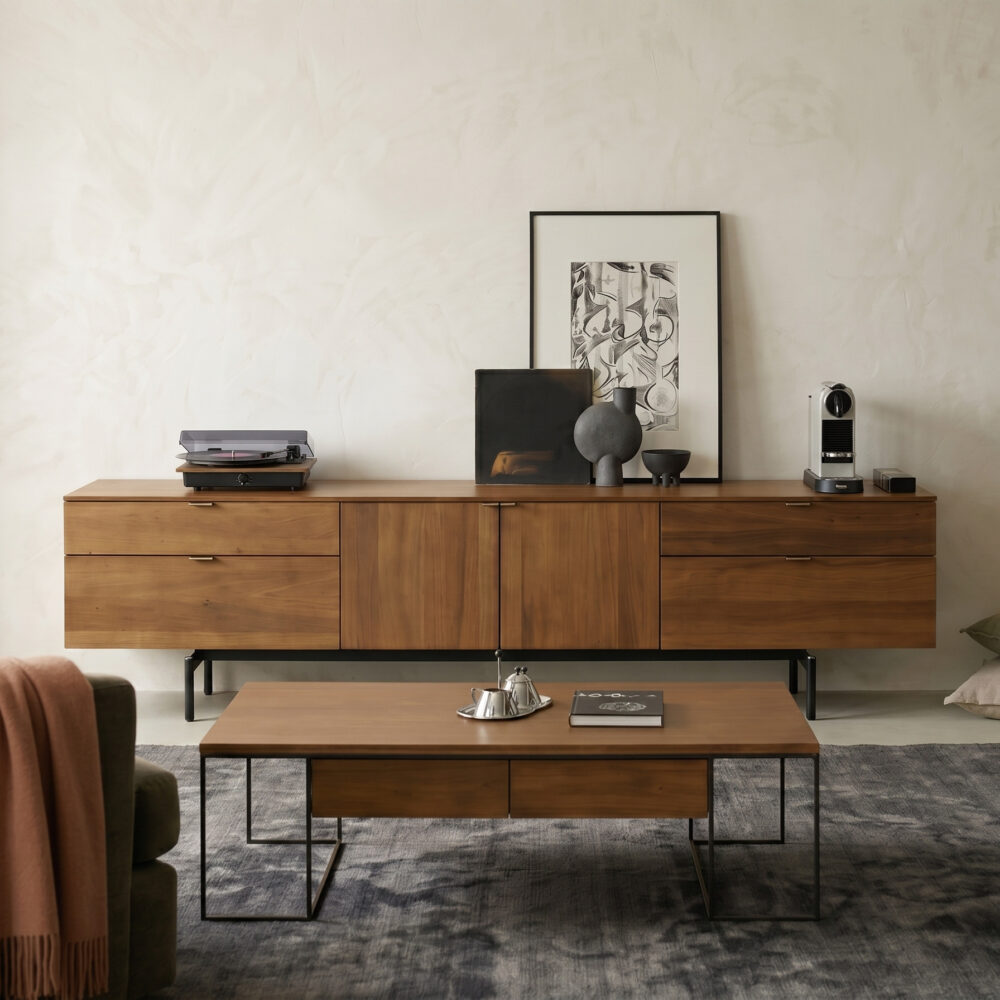 The Asher Walnut TV Stand 相册图 #3 scene