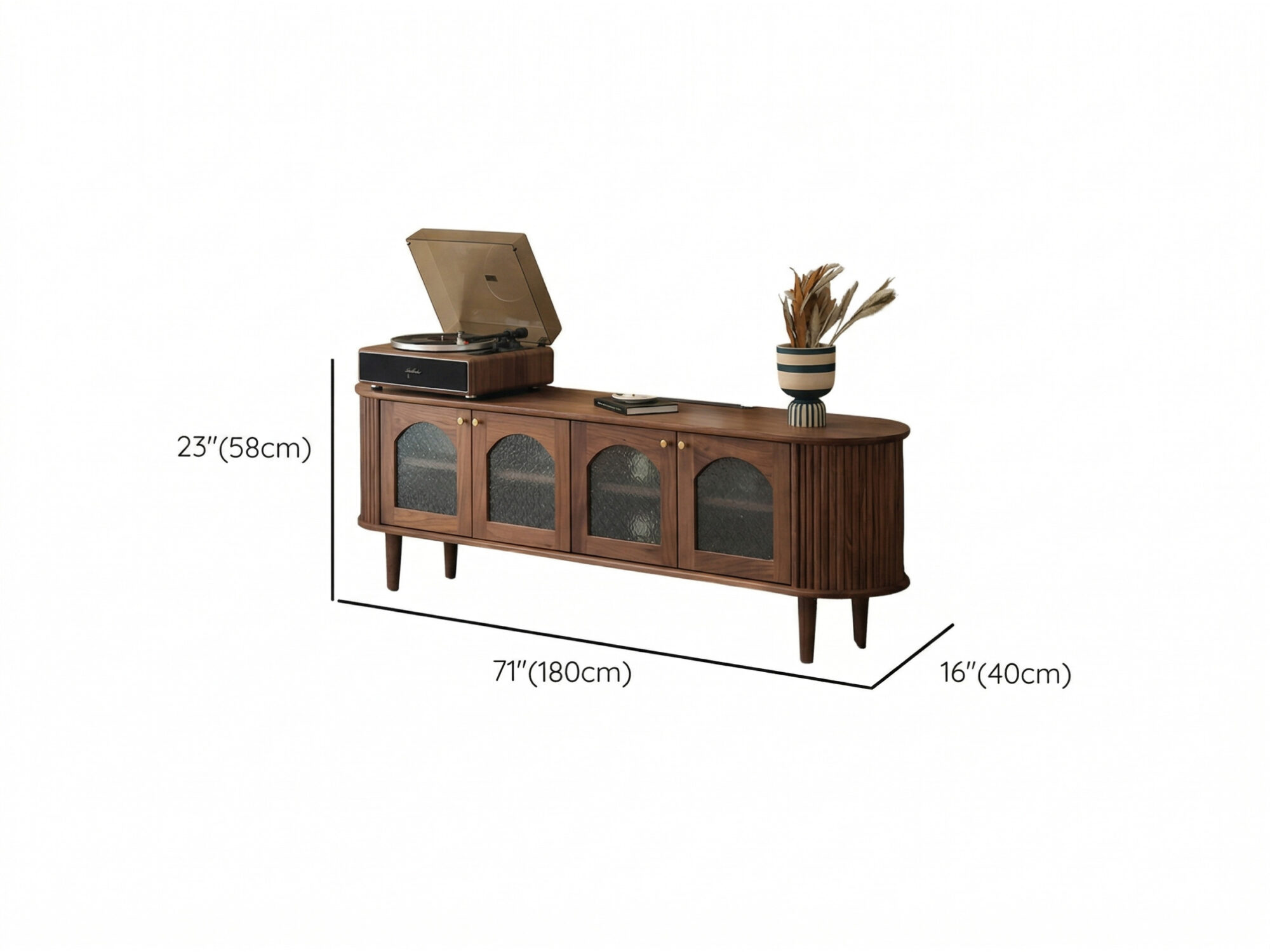 The Koda Solid Walnut TV Stand 相册图 #6 resized