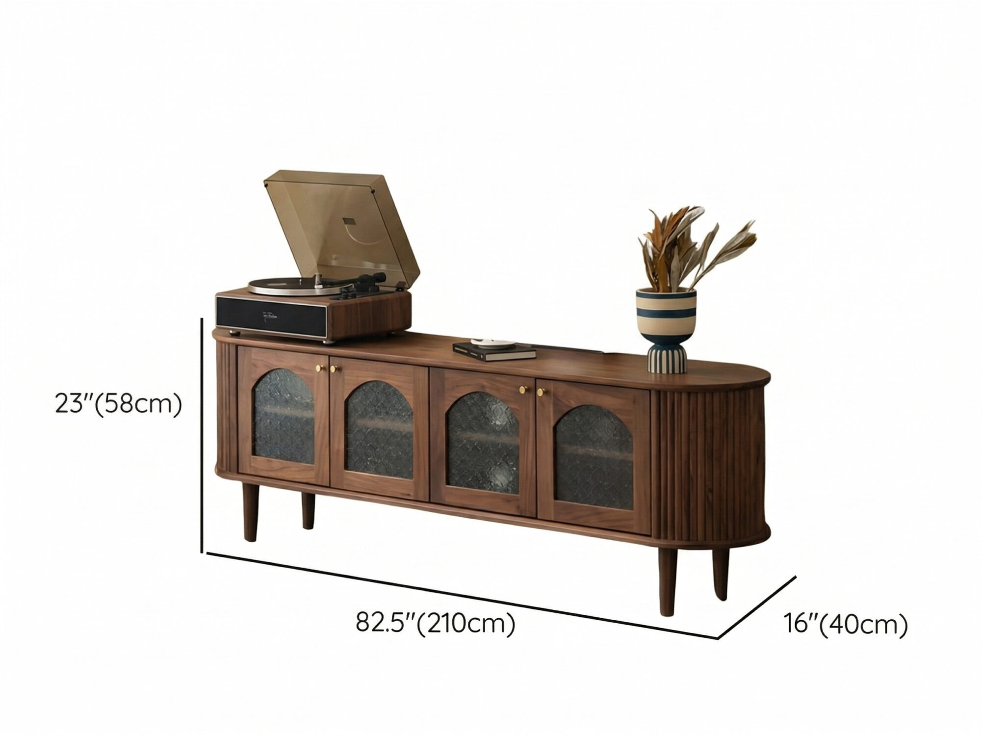 The Koda Solid Walnut TV Stand 相册图 #7 resized