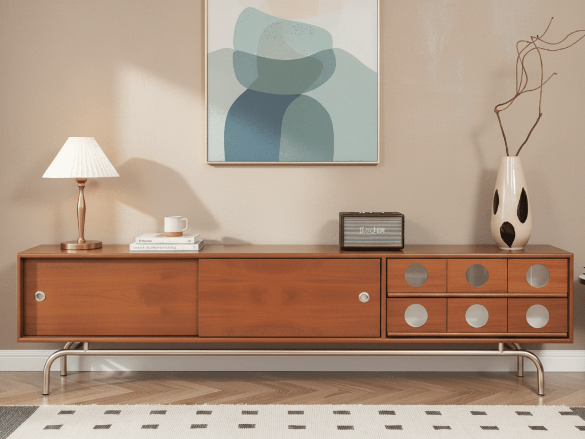 The Koda Walnut Media Console 商品主图 resized