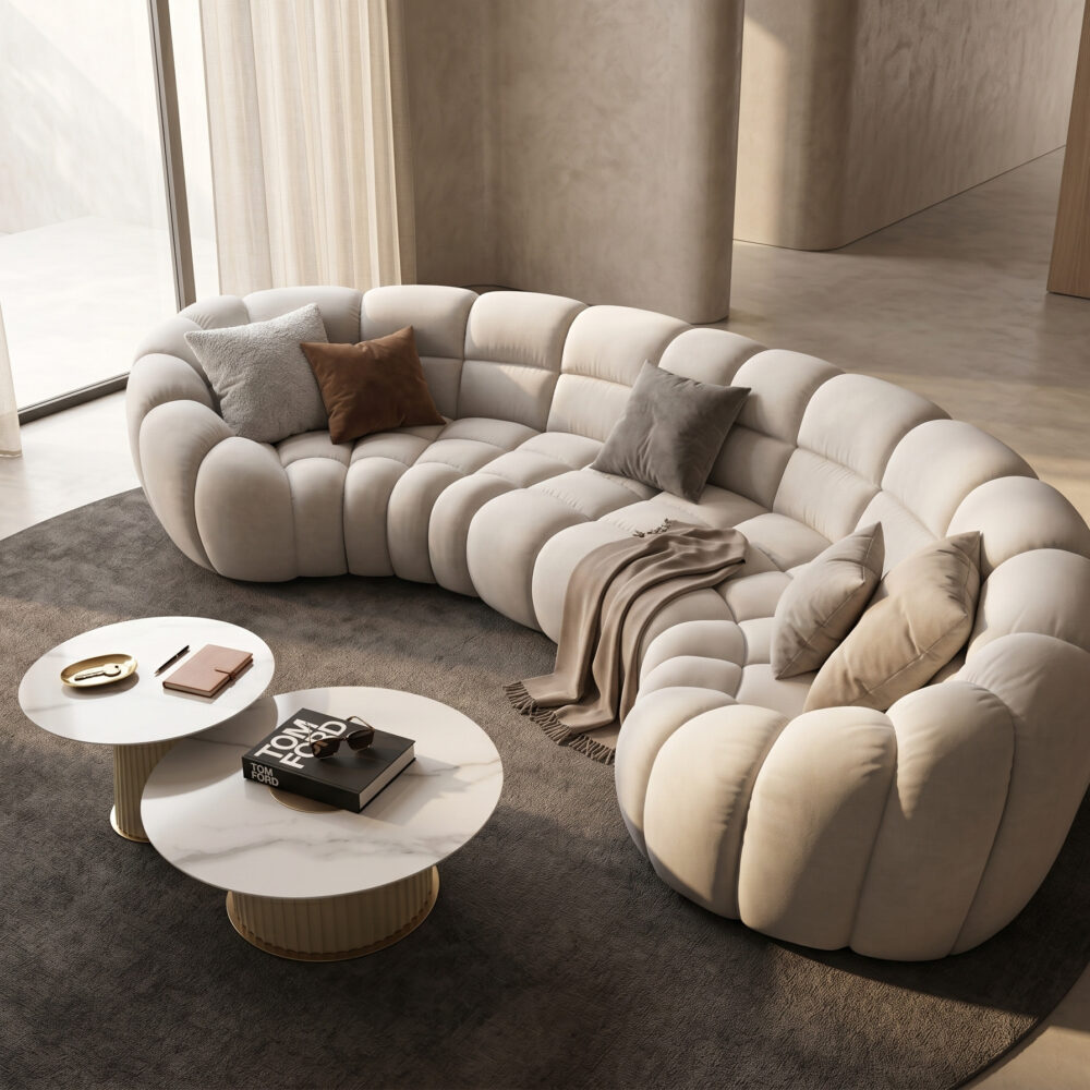 The Wabi-Sabi Sherpa Sectional 商品主图 scene