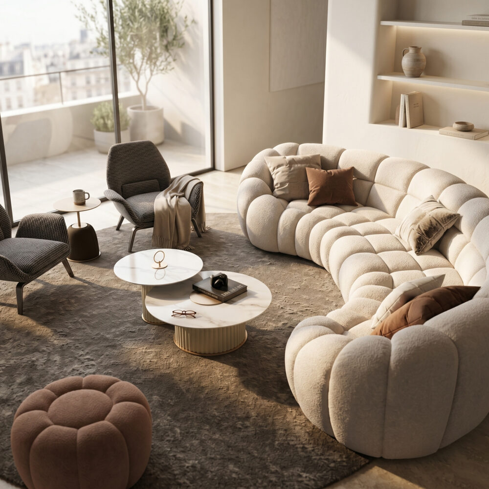The Wabi-Sabi Sherpa Sectional 相册图 #1 scene