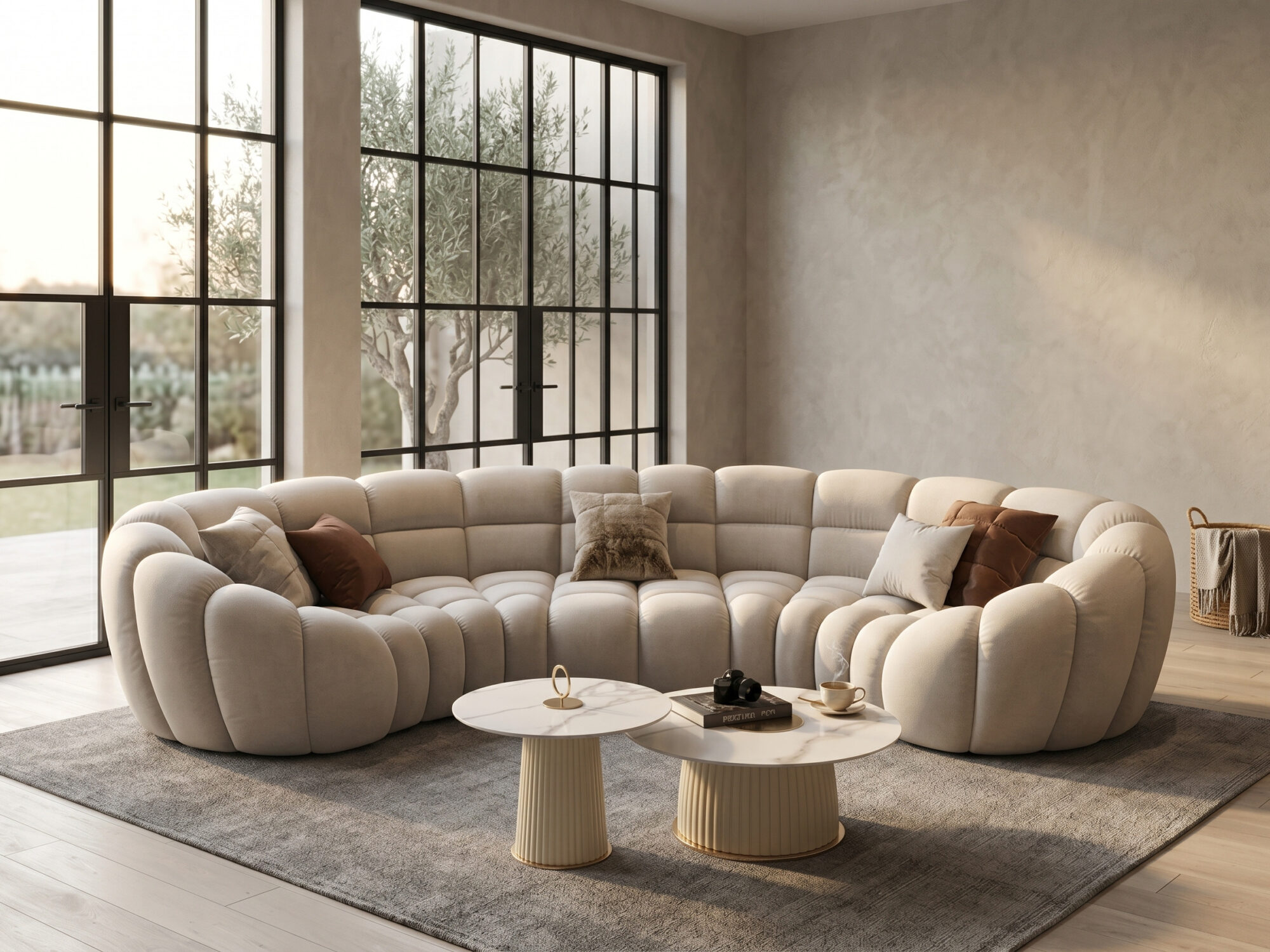 The Wabi-Sabi Sherpa Sectional 相册图 #2 scene
