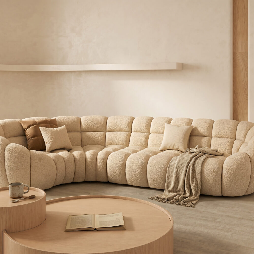 The Wabi-Sabi Sherpa Sectional 相册图 #3 scene