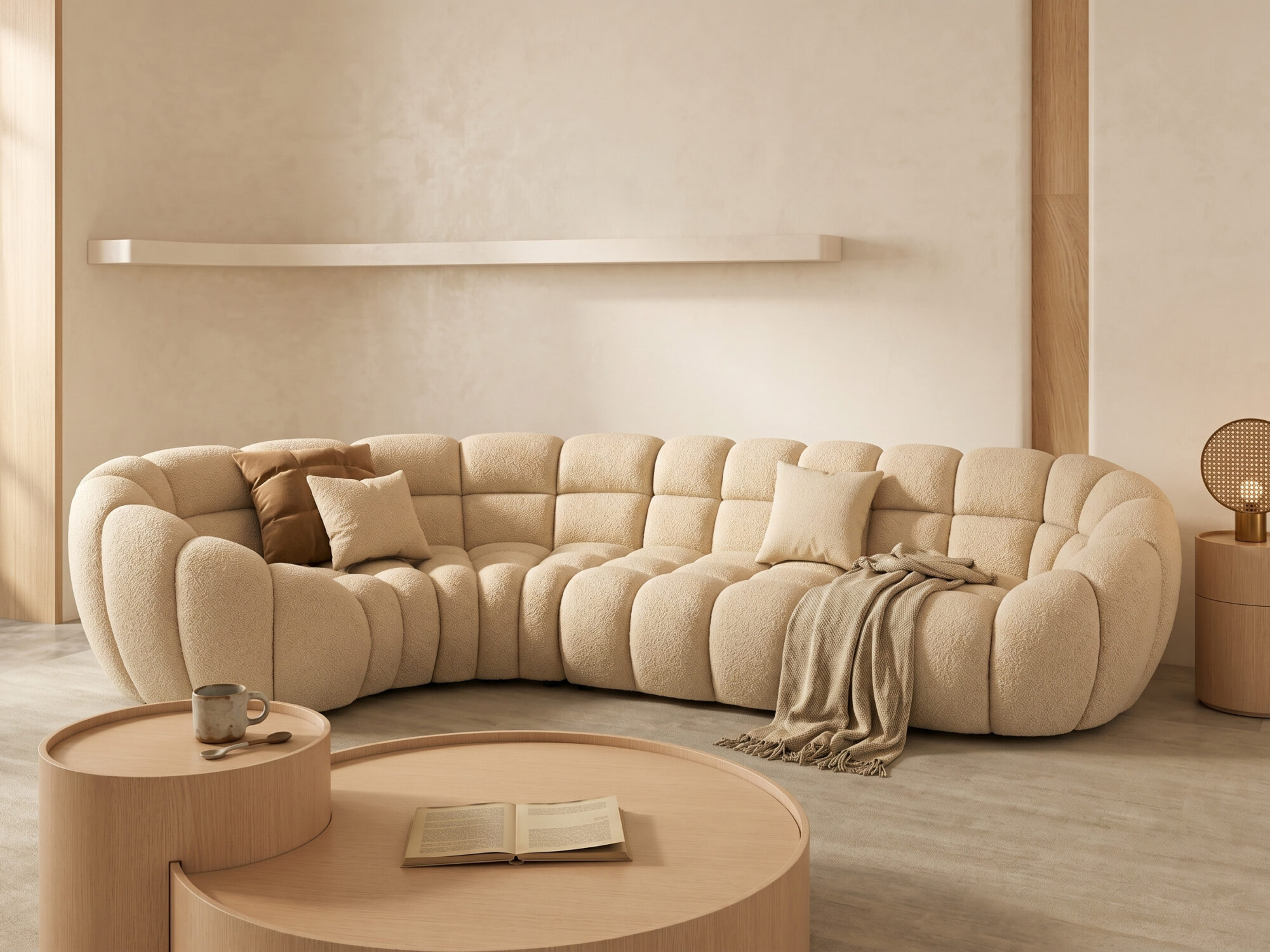 The Wabi-Sabi Sherpa Sectional 相册图 #3 scene