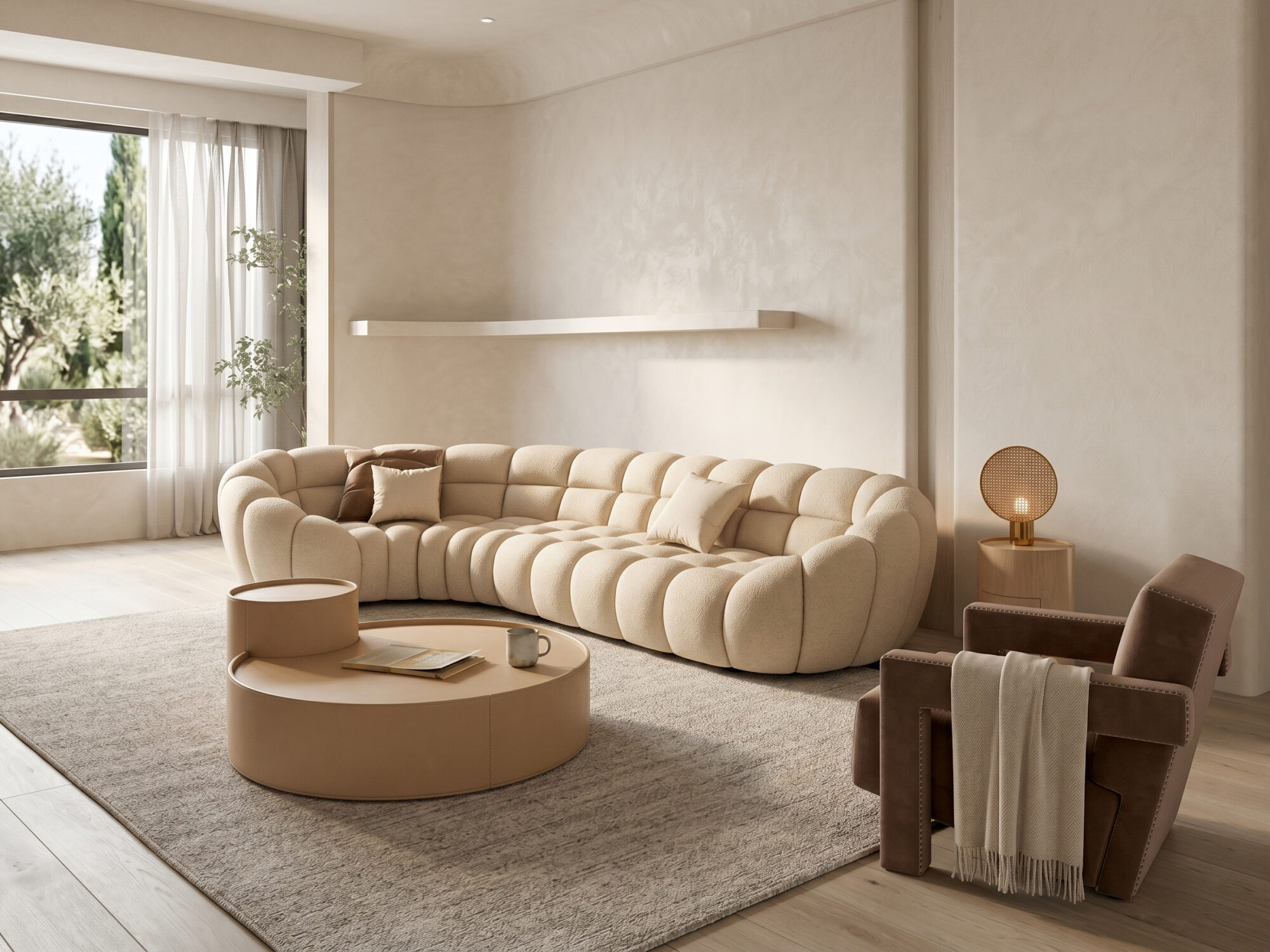 The Wabi-Sabi Sherpa Sectional 相册图 #4 scene