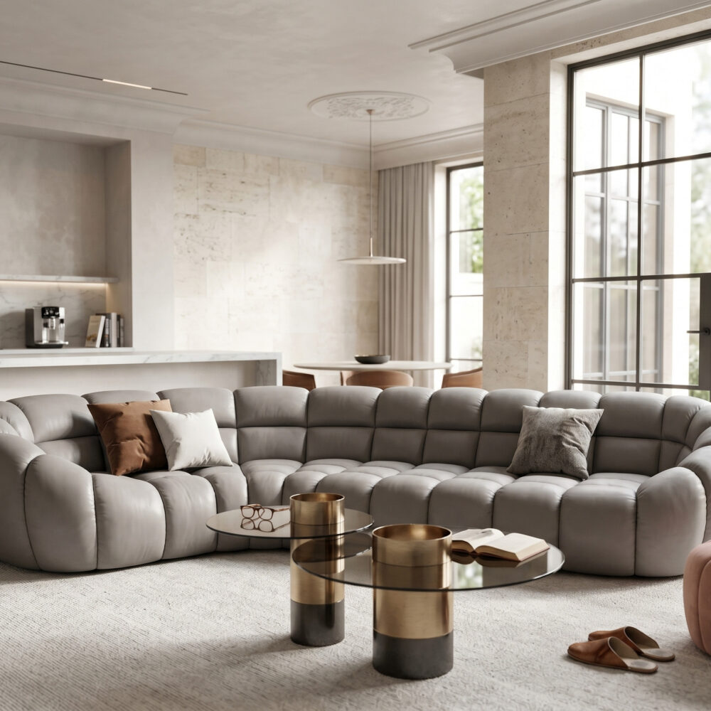 The Wabi-Sabi Sherpa Sectional 相册图 #5 scene