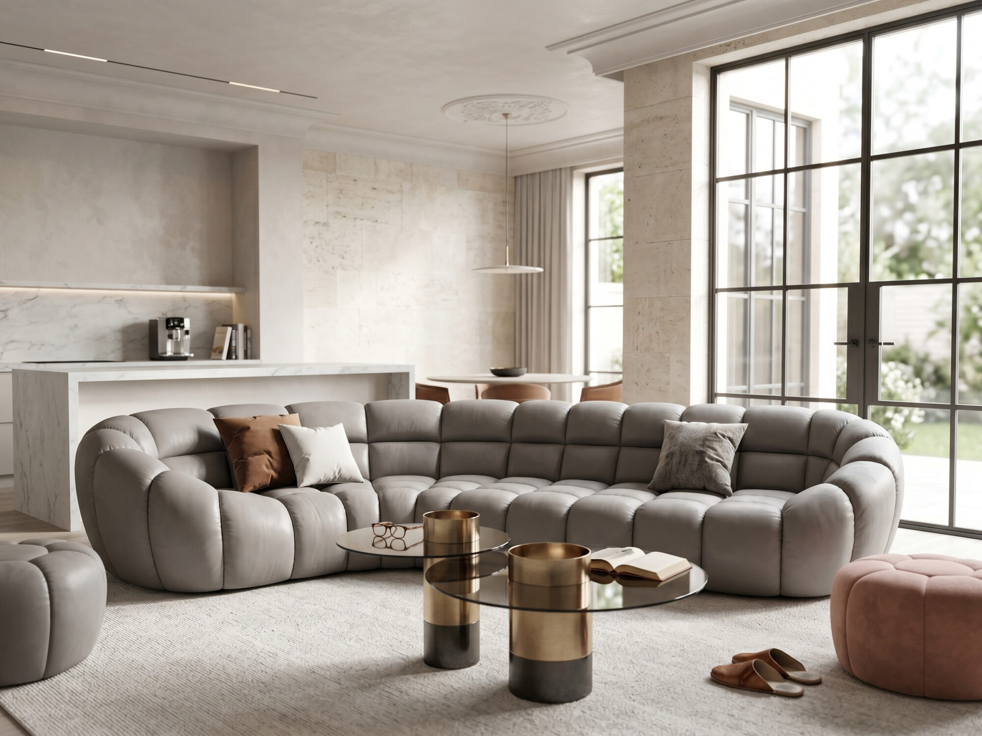 The Wabi-Sabi Sherpa Sectional 相册图 #5 scene