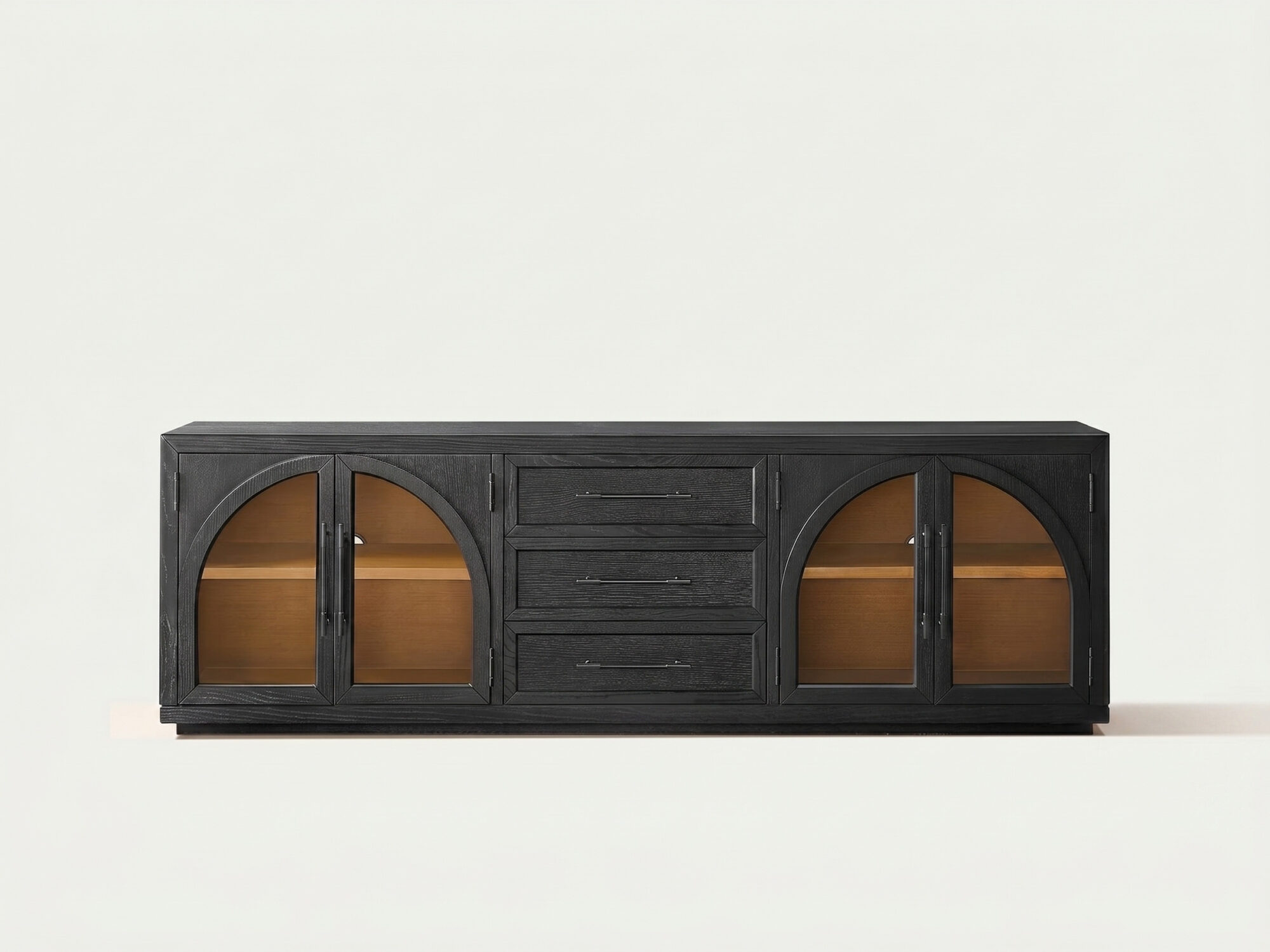 Valborg Solid Oak Media Console 相册图 #12 resized